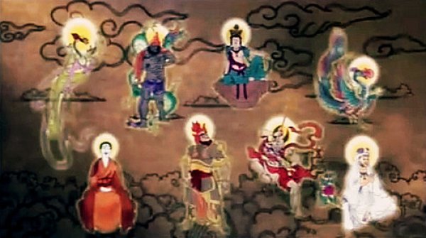 Bát bộ ở đây là chỉ 8 loại quỷ thần: Thiên, Long, Dạ Xoa, Càn Thát Bà, A Tu La, Khẩn Na La, Ma Hầu, La Già. 
